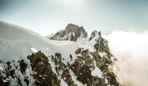 Chamonix mountain ridge