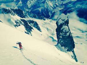 Ski touring in Chamonix Brevent is amazing