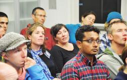Many came to visit the altitude medicine lecture