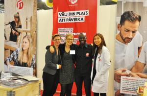 Malmö högskola var med på sacomässan
