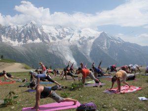 Chamonix yoga festival, chamonix summer activities, chamonix holiday