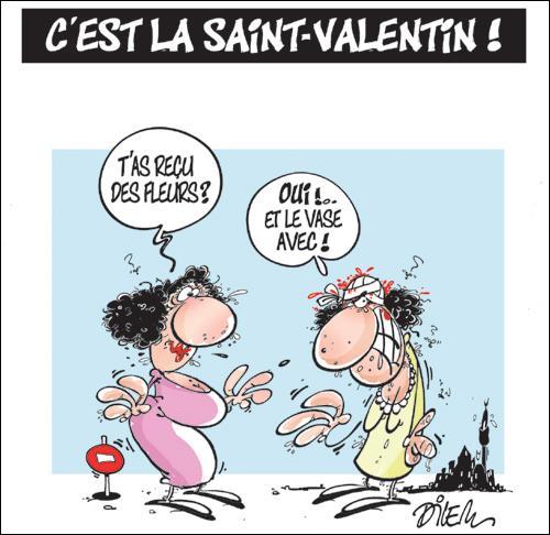 Saint Valentin Humour Drolefleur Vase Insted